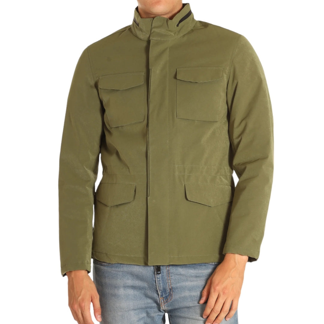 Aquascutum ACTIVE FIELD JACKET ARMY FW23 JK002 06 Green Jacket Mens S
