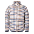 Aquascutum Active 100Gr Mock Neck Fw23 Jk012 28 Beige Check Jacket Mens - Style Centre Wholesale