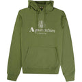 Aquascutum ACTIVE BIG LOGO HOODIE FW23 SW001 27 Green Hoodie Mens S