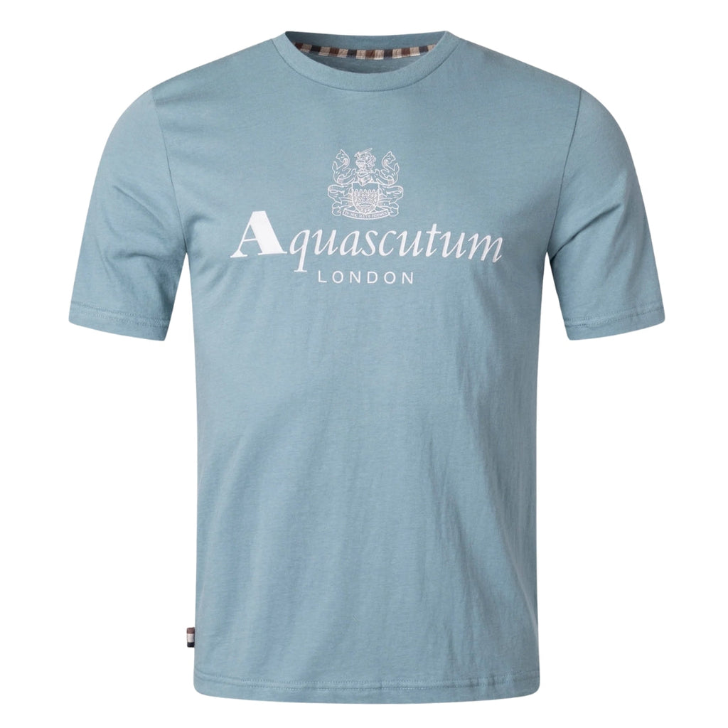 Aquascutum Active Big Logo T Shirt Mens