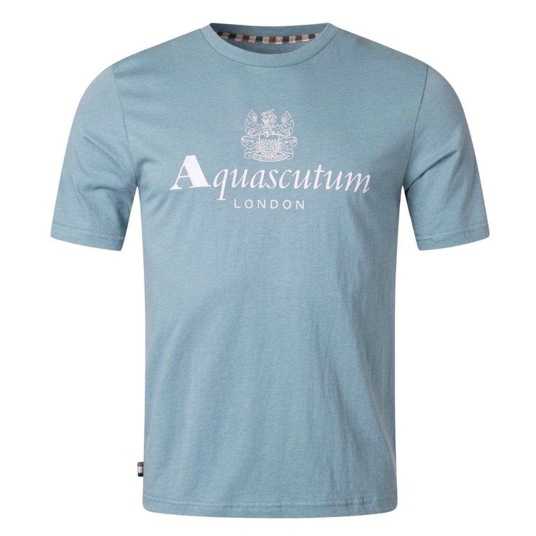 Aquascutum Active Big Logo T Shirt Mens