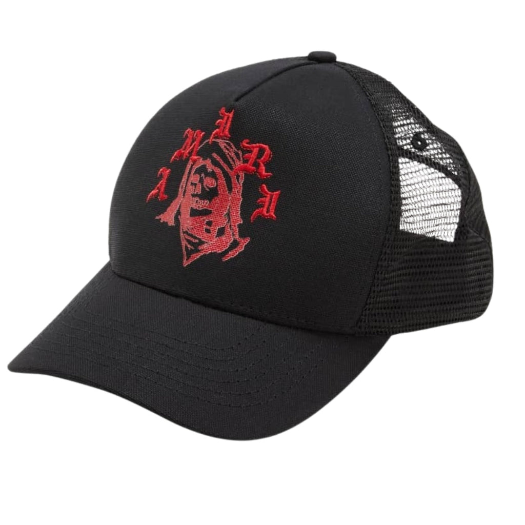Amiri Black Trucker Hat