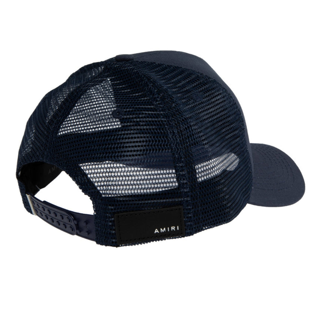 Amiri Navy Blue Trucker Hat