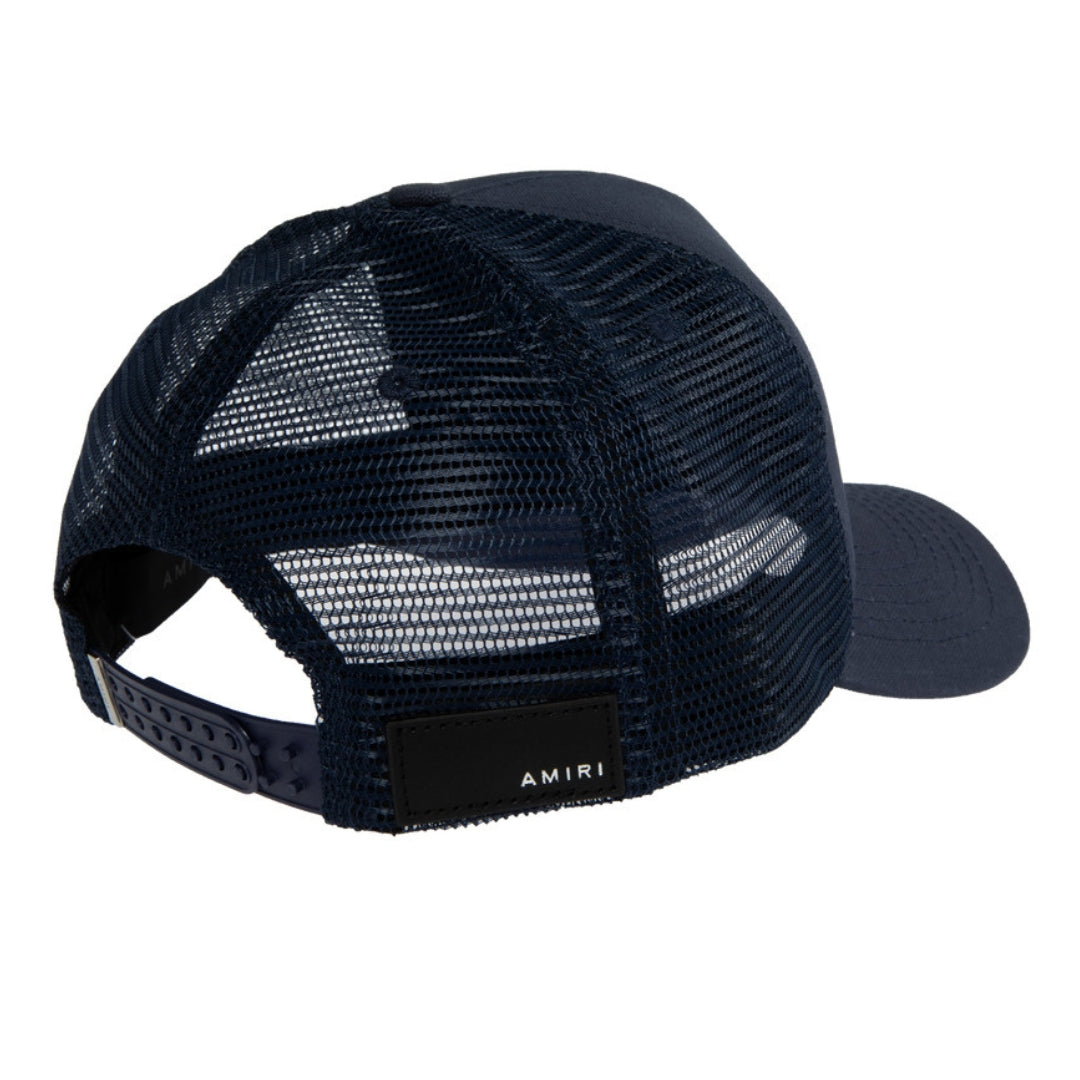 Amiri Navy Blue Trucker Hat
