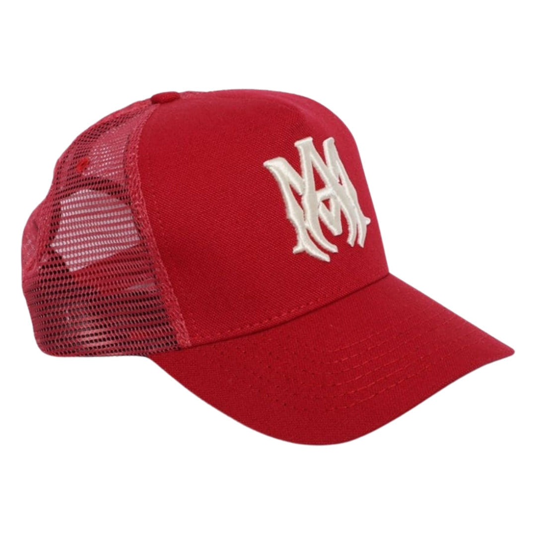 Amiri Red Trucker Hat