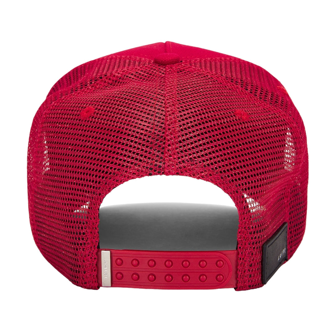 Amiri Red Trucker Hat