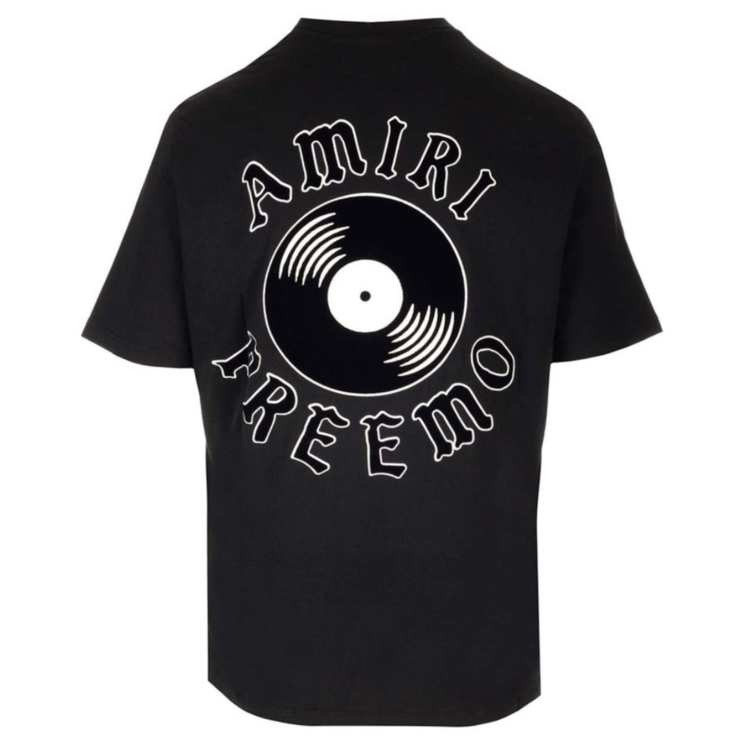 Amiri Premier Records Logo Black T-Shirt S