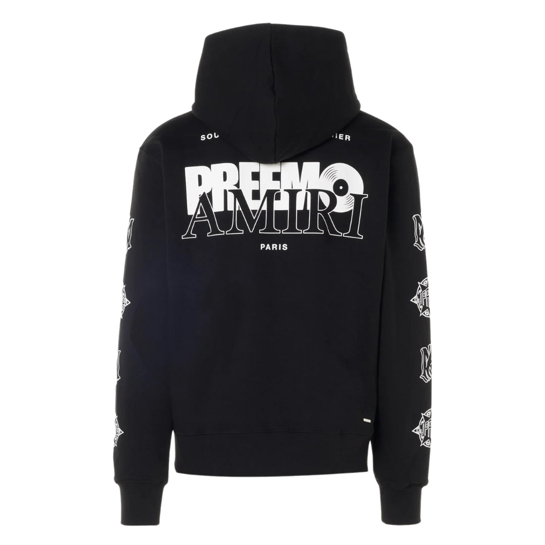 Amiri Premier Logo Black Hoodie S