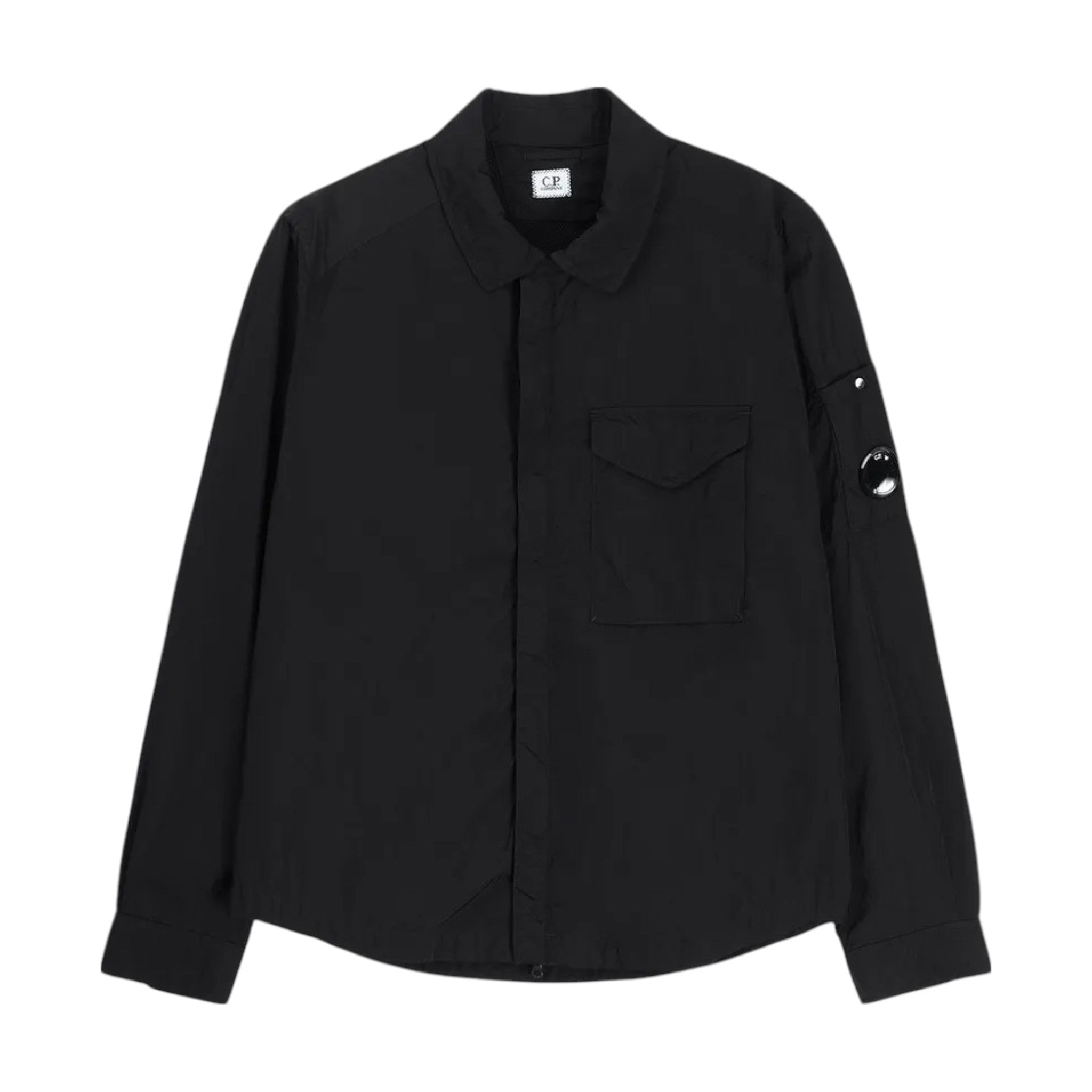 C.P. Company Black Lens Chrome-R Nylon Overshirt