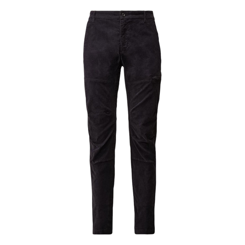 C.P. Company Stretch Velvet Navy Cargo Pants