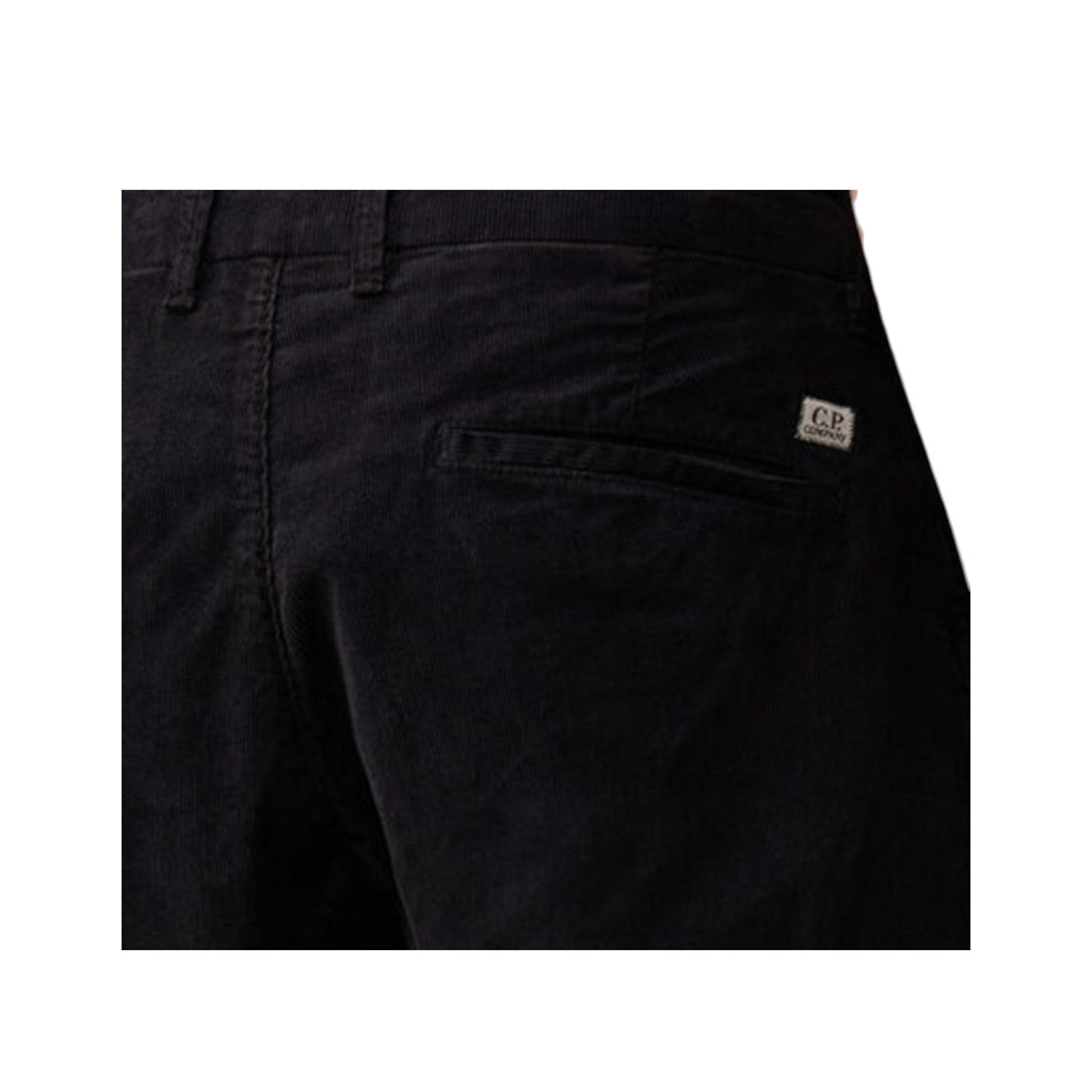 C.P. Company Stretch Velvet Navy Cargo Pants