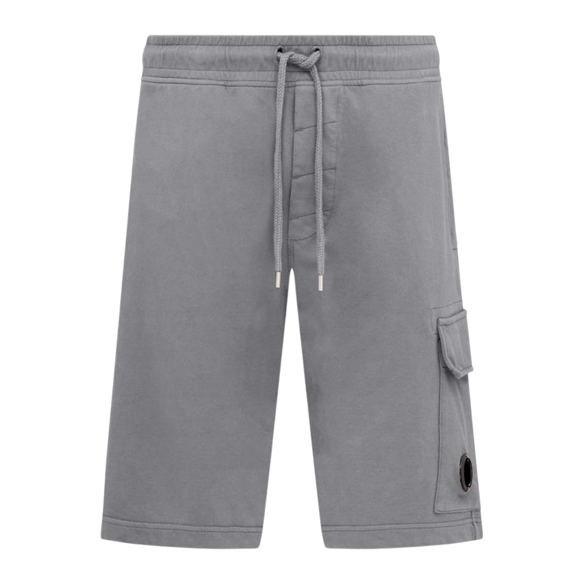 C.P. Company Light Fleece Cotton Shadow Grey Shorts