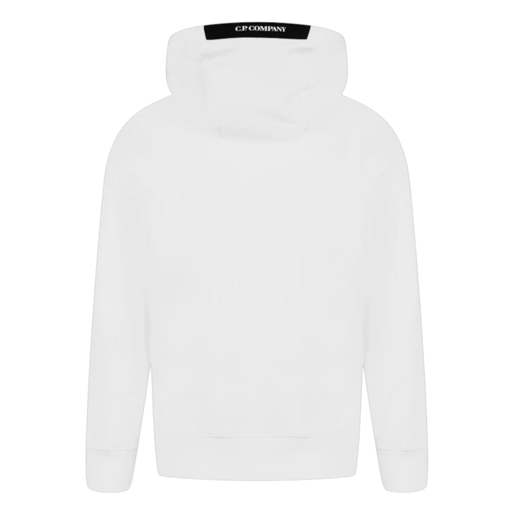 C.P. Company Diagonal Raised Hoodie White