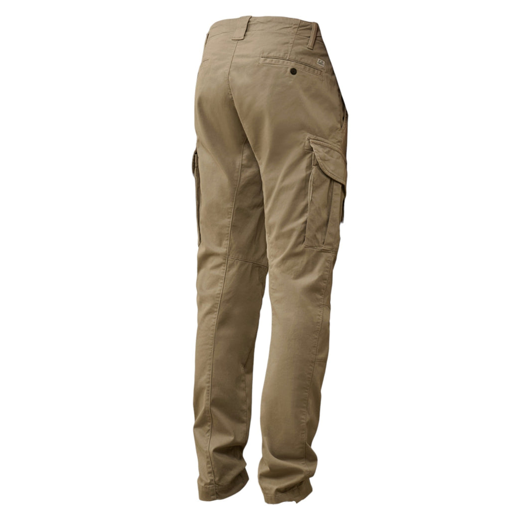 C.P. Company Stretch Sateen Cargo Lens Vintage Khaki Pants