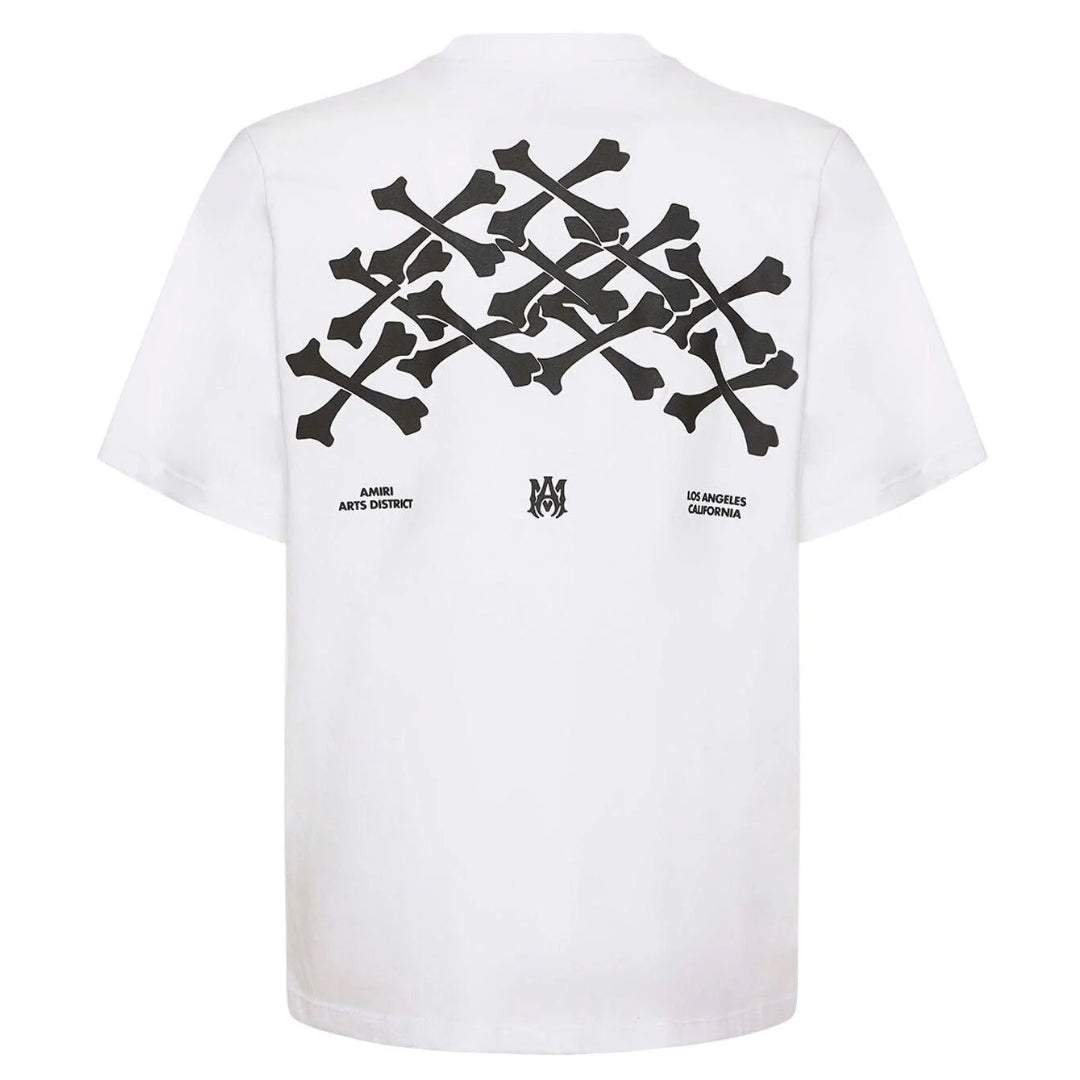 Amiri Retail Exclusive Bones Logo White T-Shirt XL