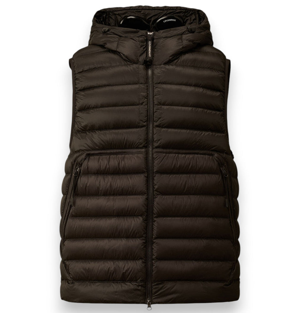 C.P Company D.D. Shell Goggle Down Black Gilet