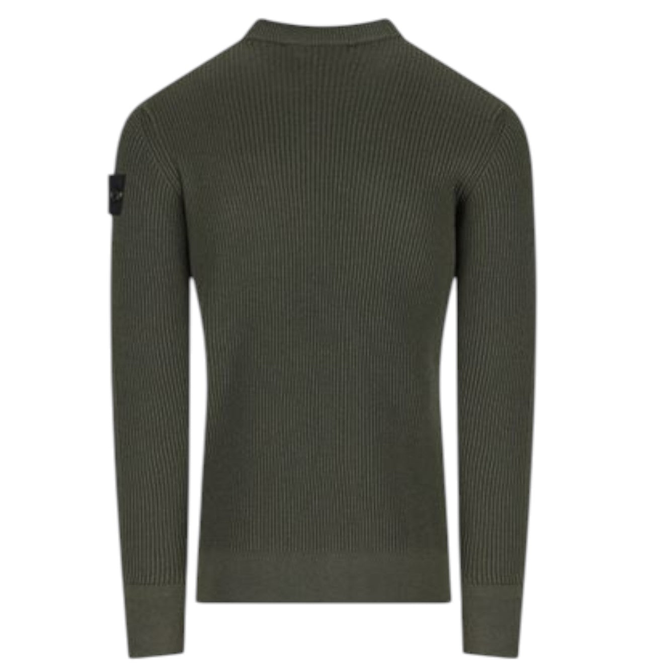 Stone Island Full Rib RWS Wool Military Green Sweatshirt