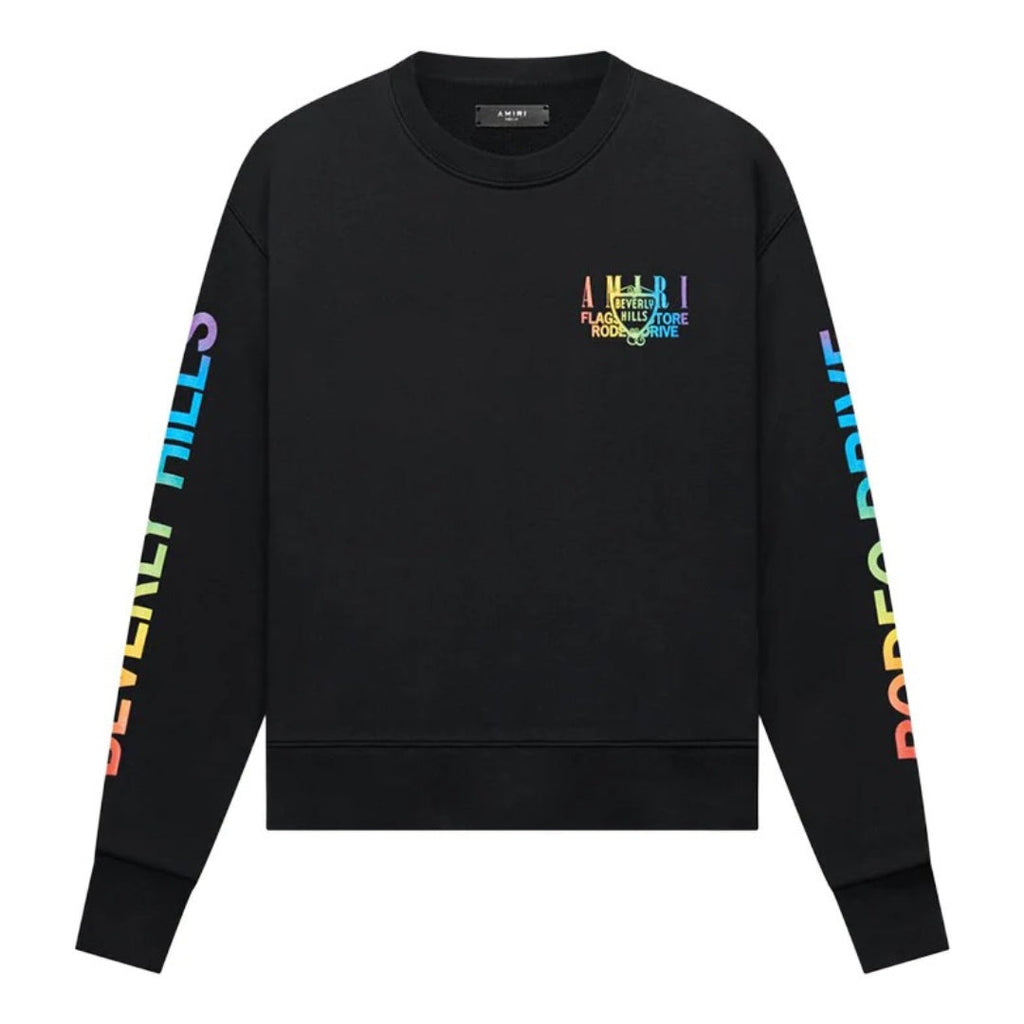 Amiri XO Beverly Hills Black Crewneck Jumper S