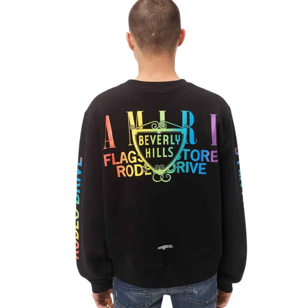 Amiri XO Beverly Hills Black Crewneck Jumper S
