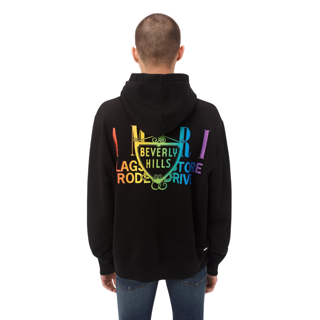Amiri XO Beverly Hills Black Hoodie S
