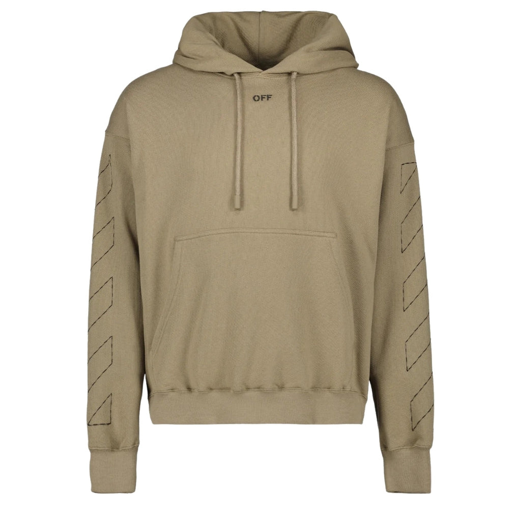 Off-White Off Stitch Skate Hoodie Beige XS