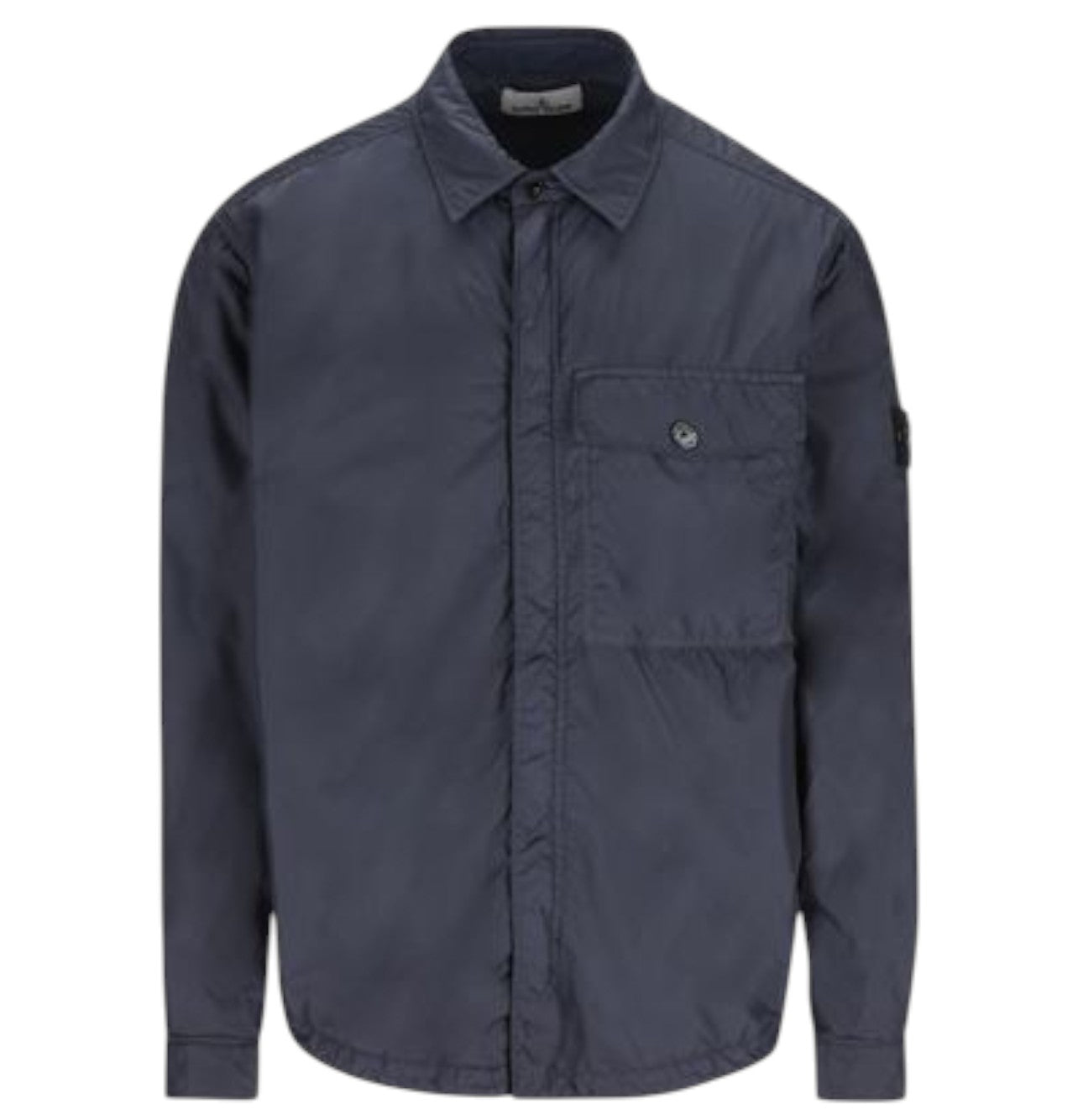 Stone Island Crinkle Reps Navy Overshirt