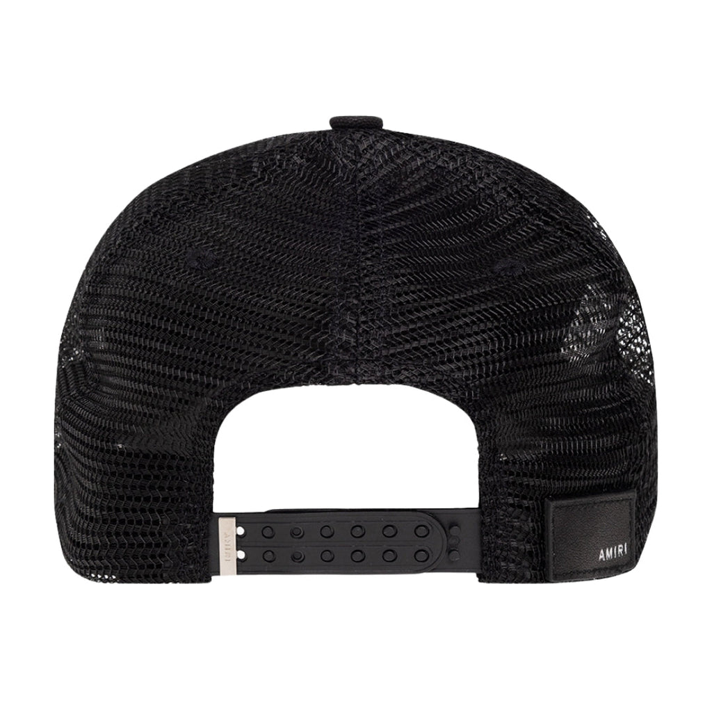 Amiri MA Logo Black Trucker Hat One Size