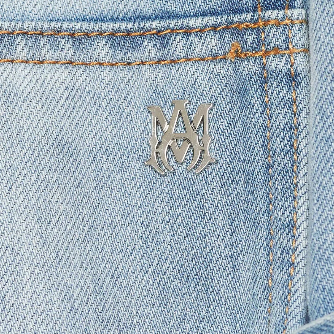 Amiri Straight Fit Carpenter Faded Indigo Blue Jeans W31 L32 / 32L