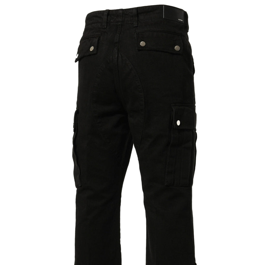 Amiri M65 Cargo Kick Flare Leg Black Cargo Jeans W31 L32 / 32L