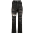 Amiri MA Bar Logo Straight Fit Aged Black Denim Jeans W31 L32 / 32L