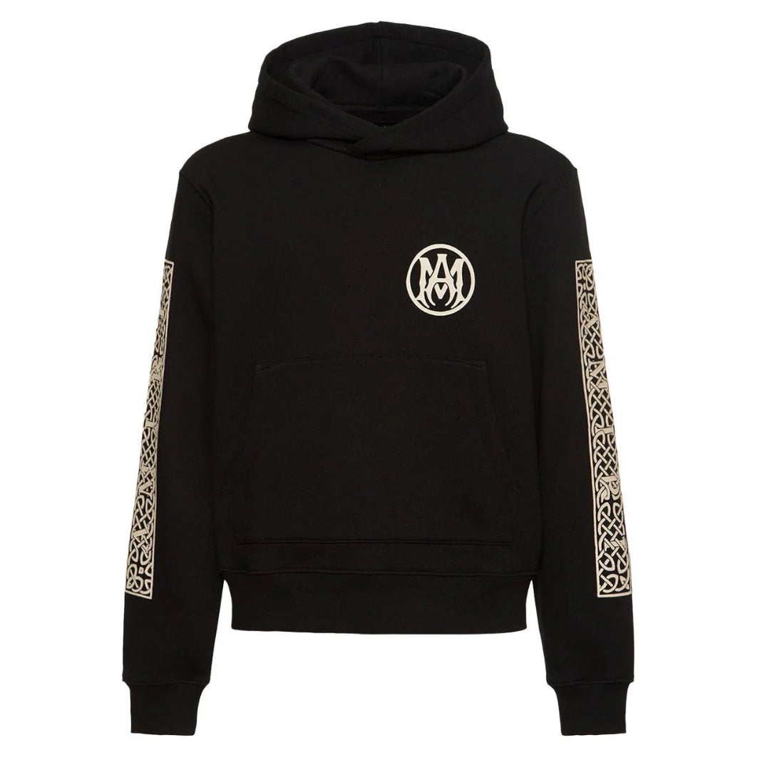 Amiri Ouija Board Design Black Hoodie S