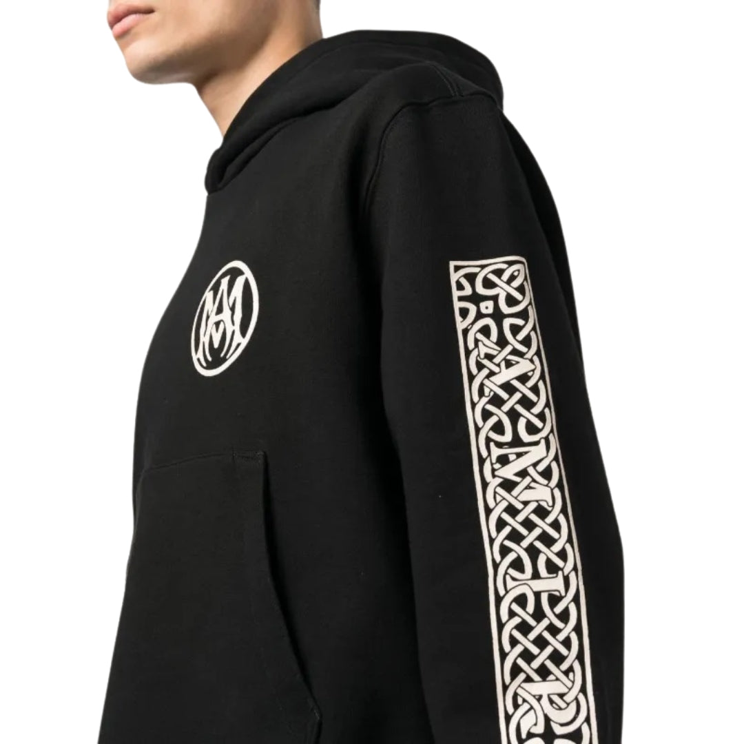 Amiri Ouija Board Design Black Hoodie S