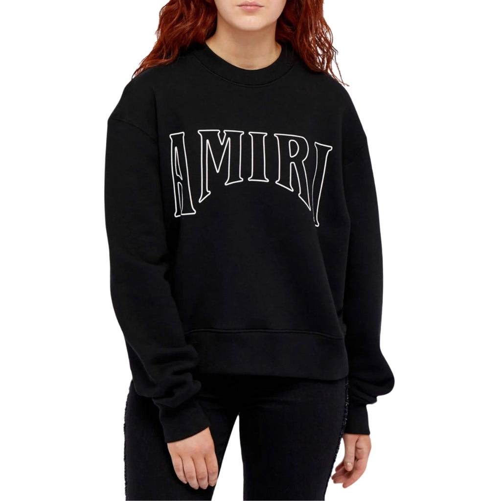 Amiri Sun Graphic On Back Black Sweatshirt XS