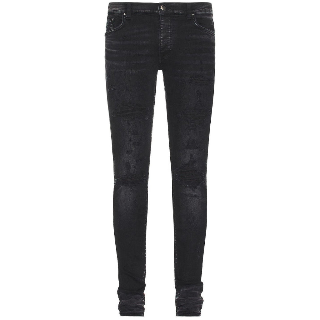 Amiri Slim Fit Thrasher Plus Aged Black Denim Jeans W30 L32 / 32L