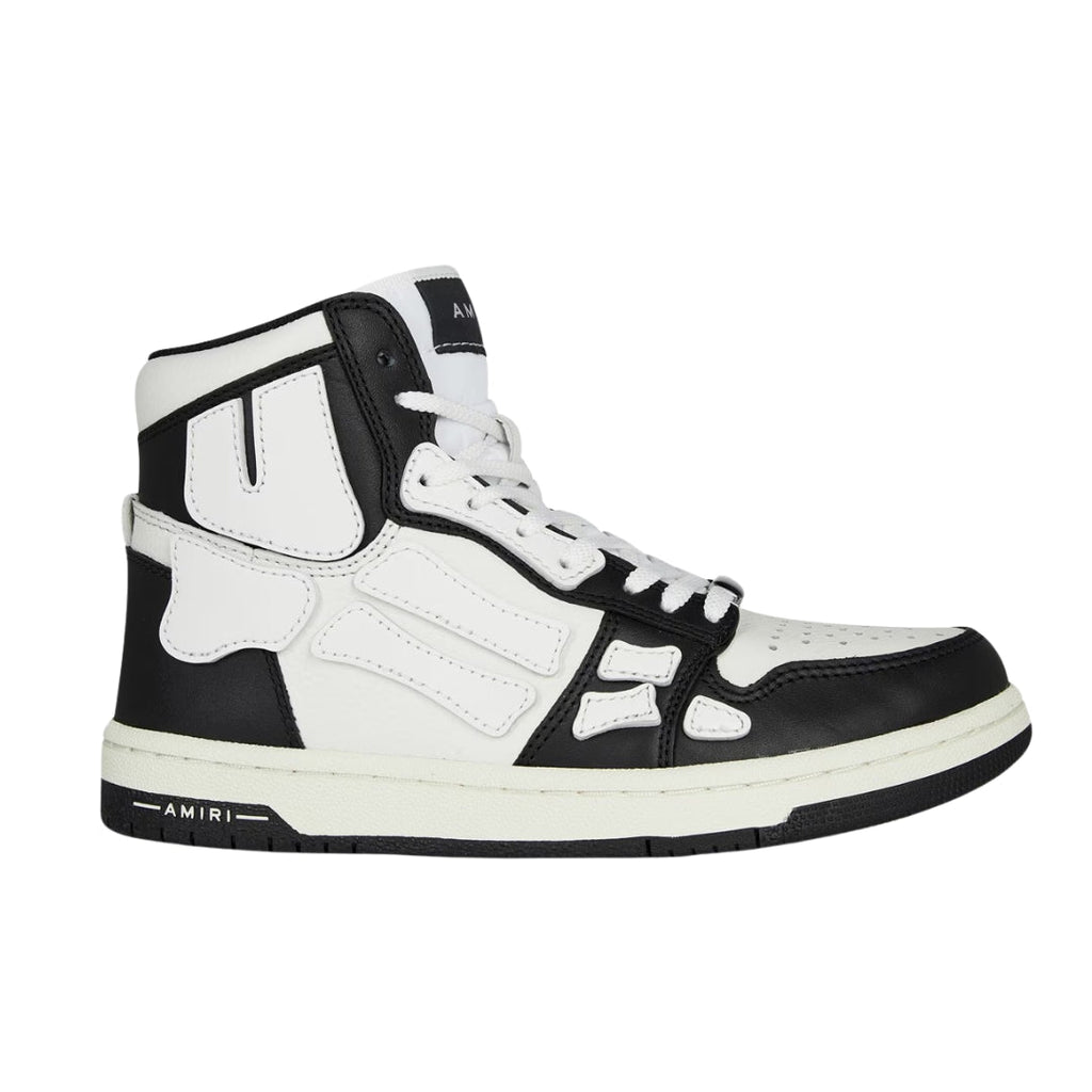 Amiri Skeleton Top High Top Black Sneakers