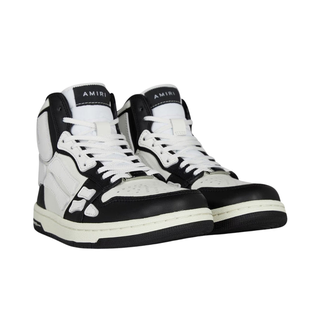 Amiri Skeleton Top High Top Black Sneakers