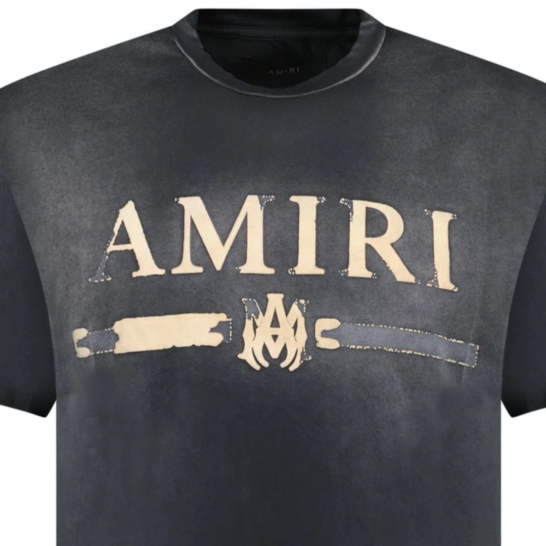 AMIRI AMIRI MA BAR APPLIQUE TEE SS23MJL010 001 Black T-Shirt S