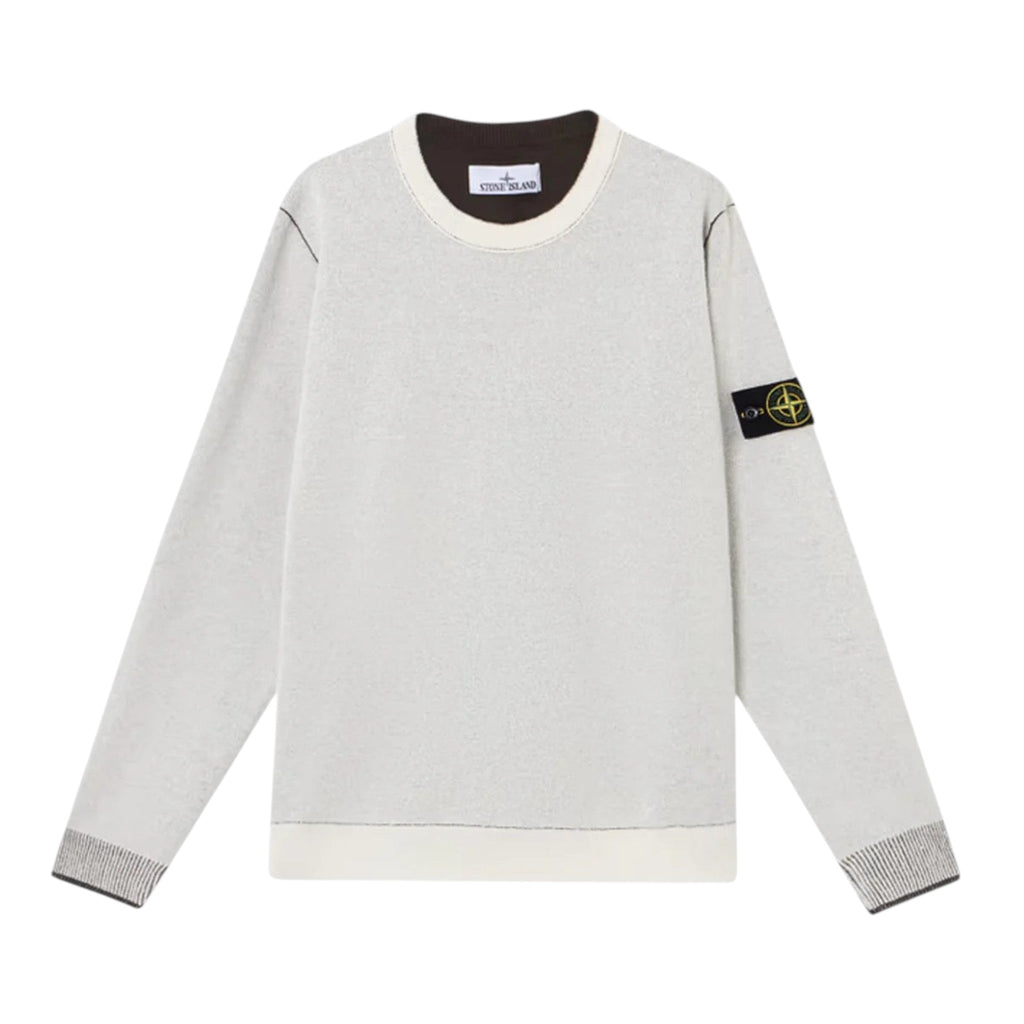 Stone Island Double Face In Cotton And Nylon Reversible Sweatshirt