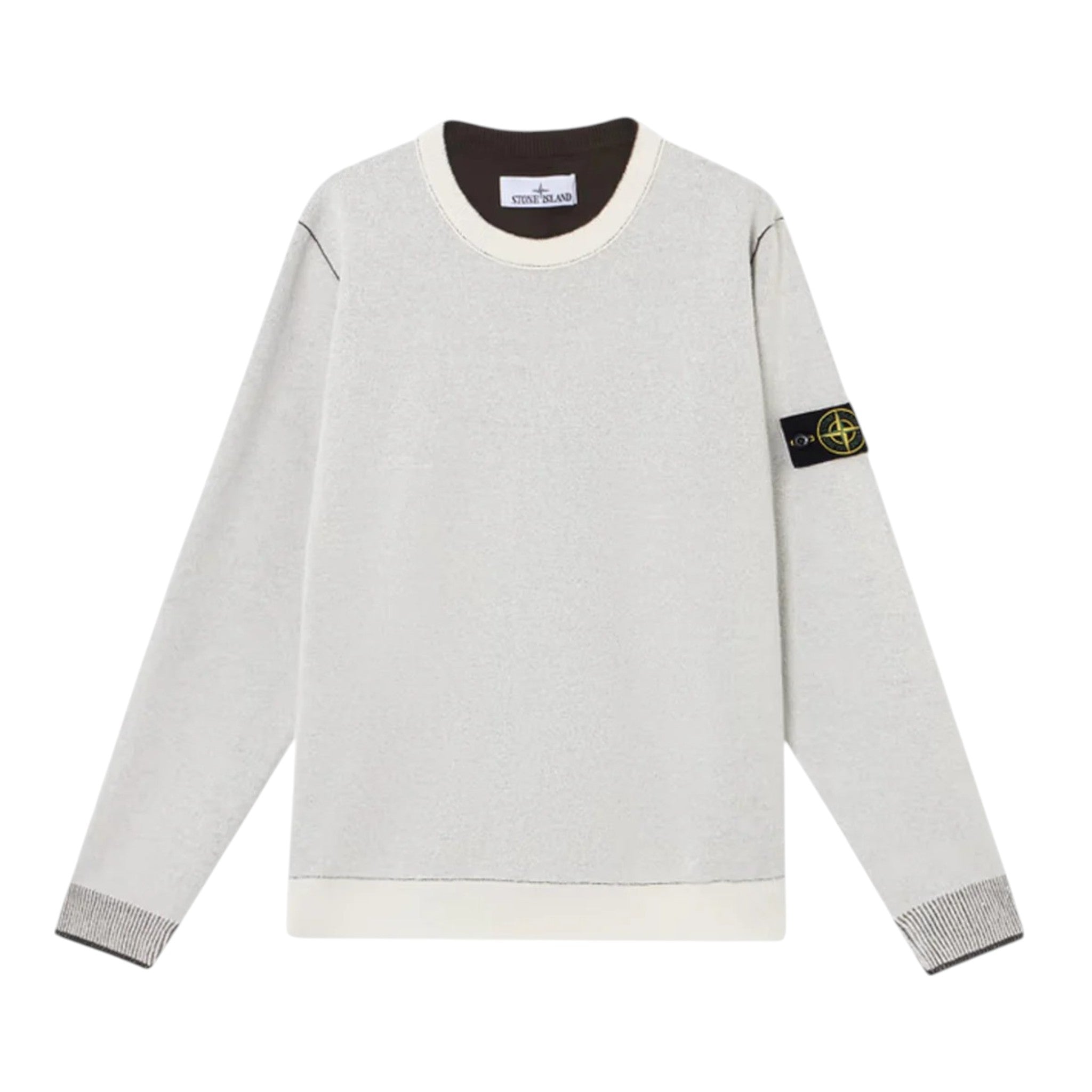 Stone Island Double Face In Cotton And Nylon Reversible Sweatshirt