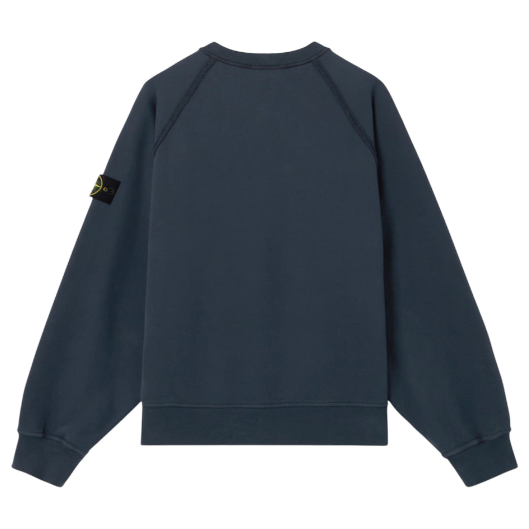 Stone Island Brushed Organic Navy Sweatshirt