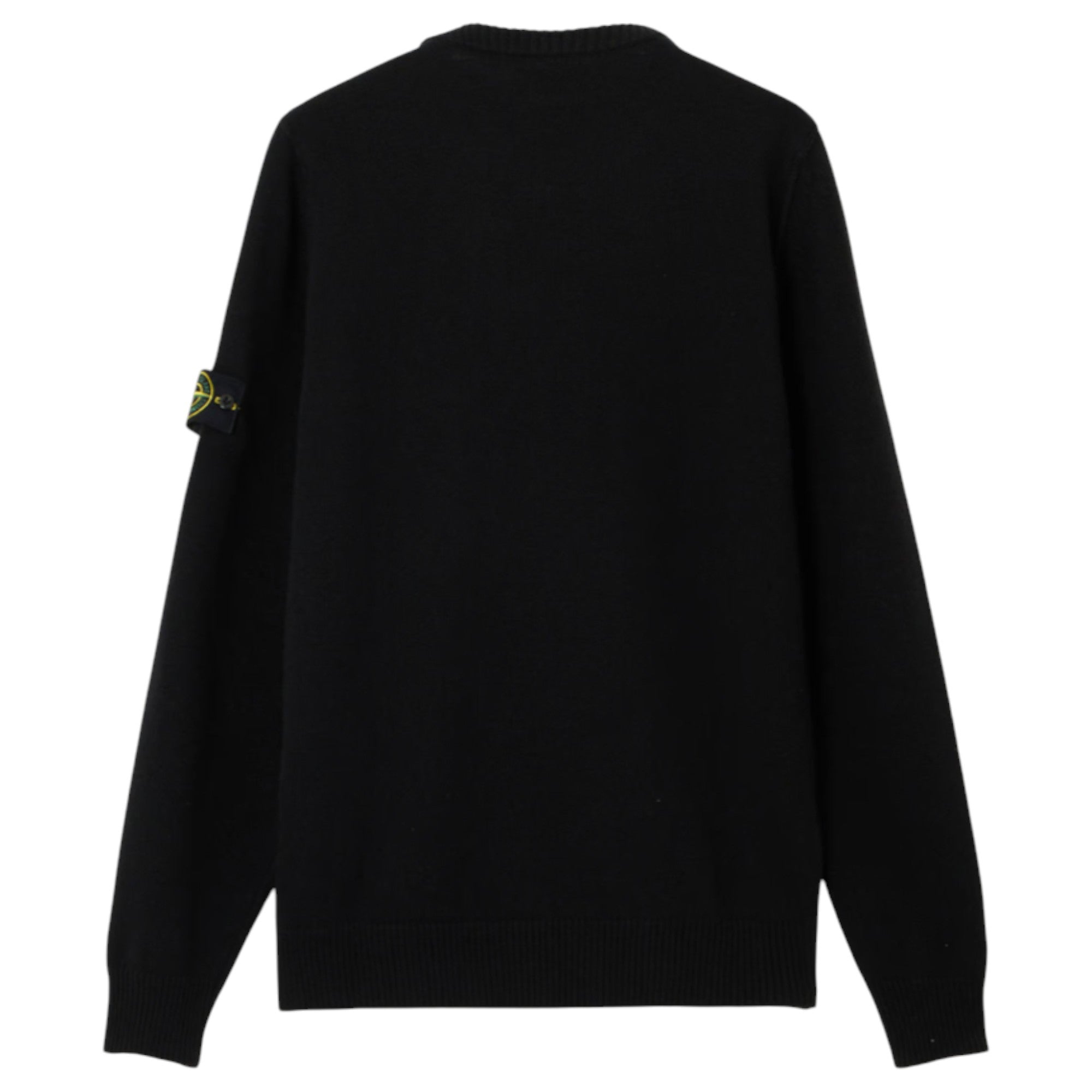 Stone Island Black Lambswool Sweatshirt