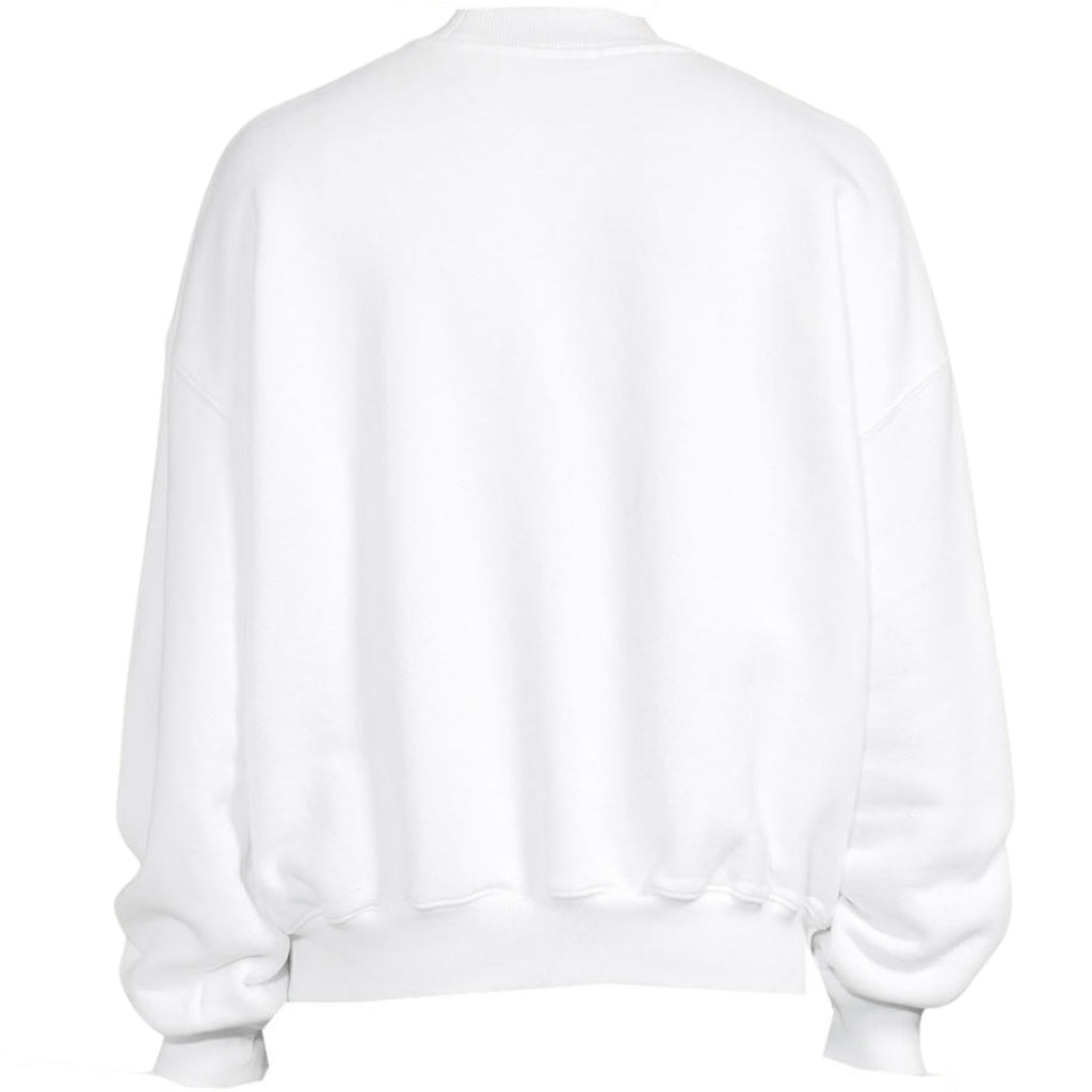 Off White Blurr Book Over White Oversized Sweatshirt