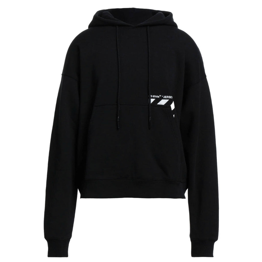Off White Mens Hoodie Black