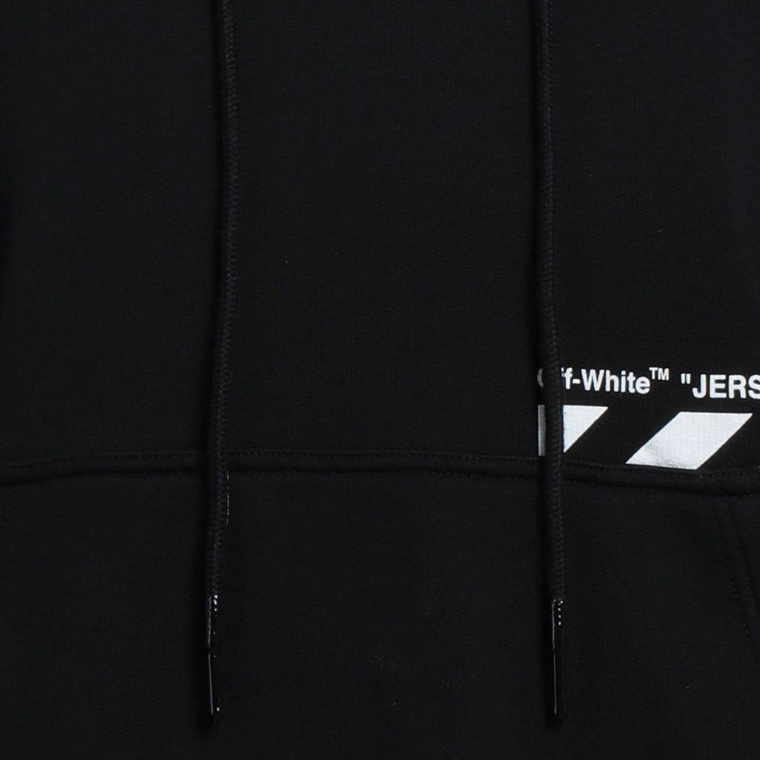 Off White Mens Hoodie Black