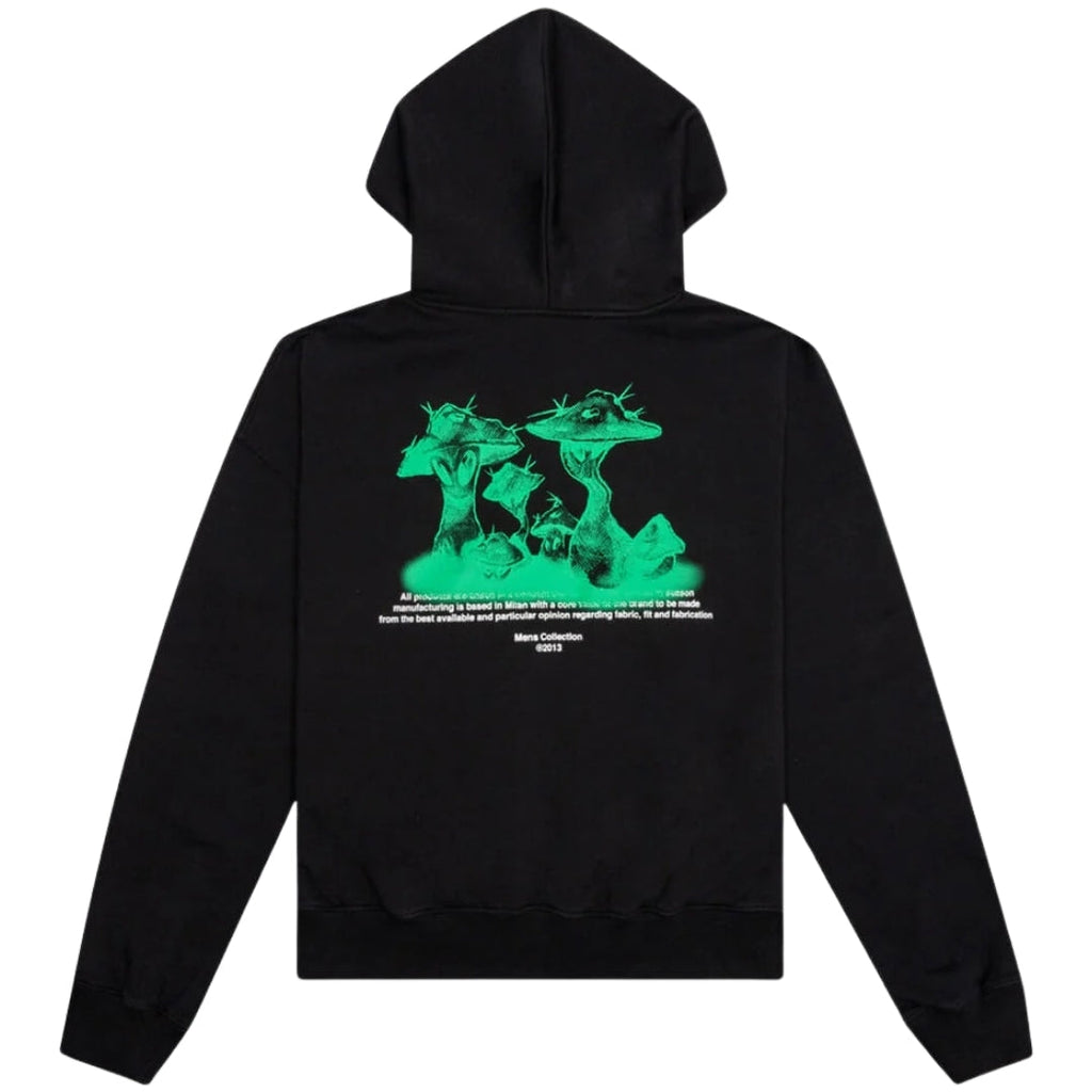 Off White Alien Mush Boxy Fit Black Hoodie