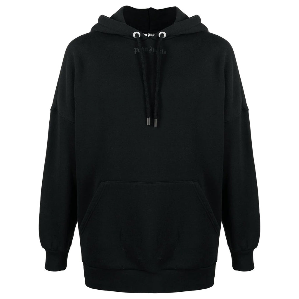 Palm Angels Classic Logo Black Oversized Hoodie