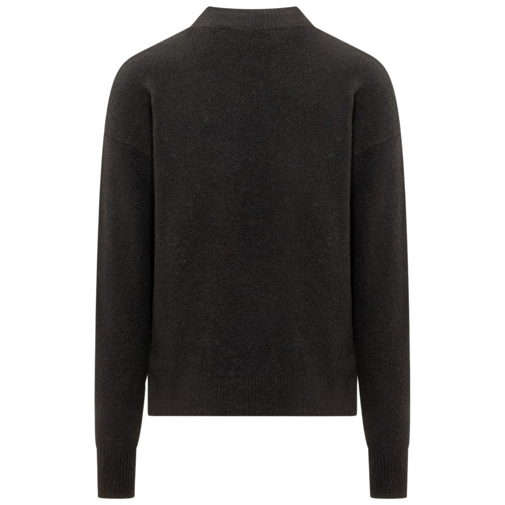 Palm Angels Classic Logo Black Knitted Jumper