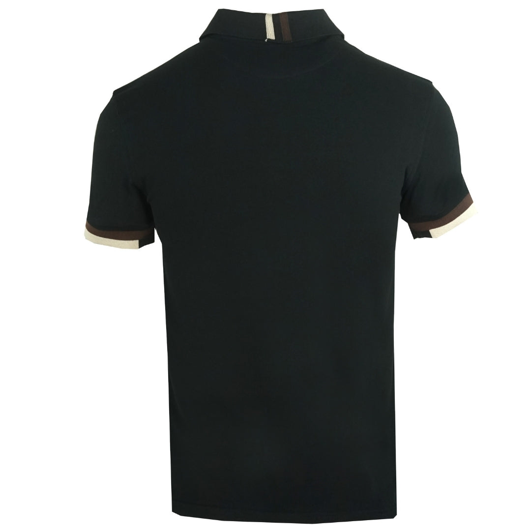 Aquascutum Aldis Crestogo Black Polohirt