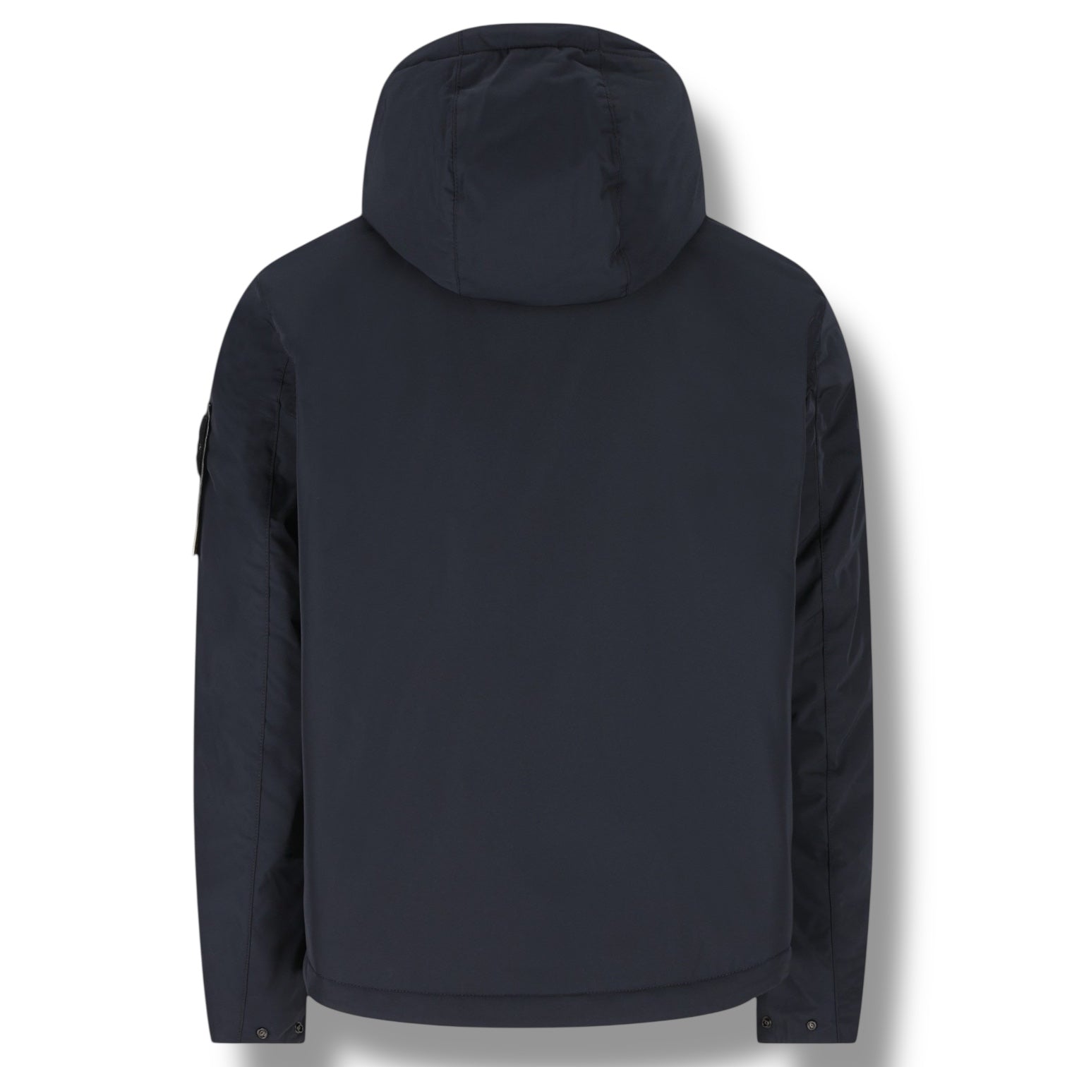 Stone Island, Navy Padded Micro Twill Jacket - True Labels