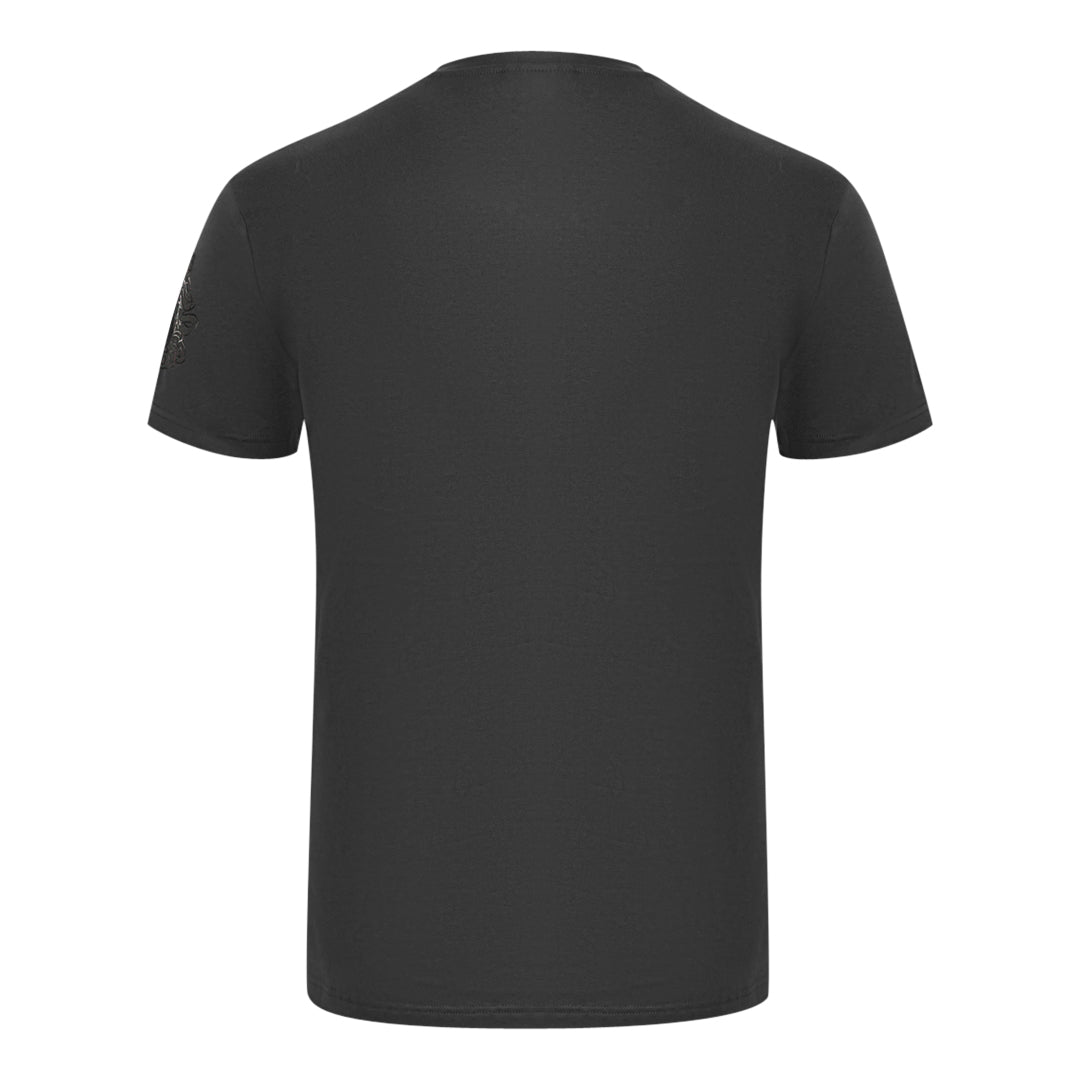 Aquascutum Brand Logo Black T-Shirt